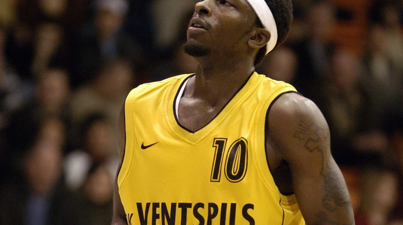 Mairs Četmens BK "Ventspils" kreklā 2002./2003. gada sezonā
foto:"Ventas Balss"