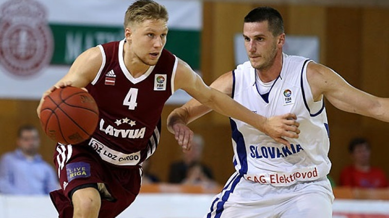 Ingus Jakovičs 24. augustā Bratislavā debitēja FIBA turnīrā
Foto: www.fibaeurope.com