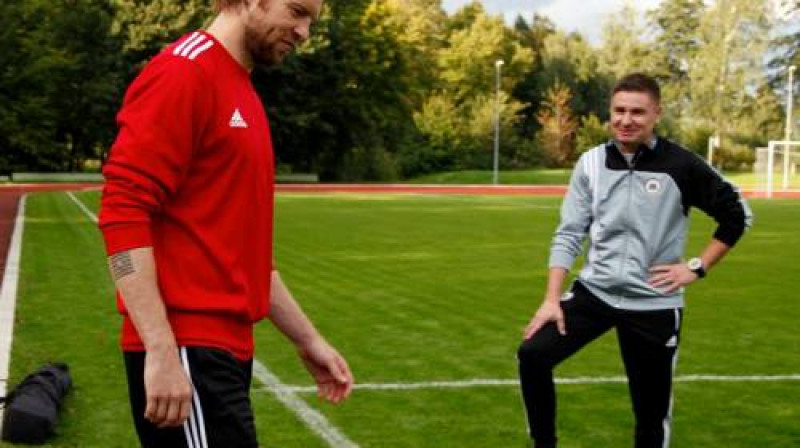 Kaspars Gorkšs un Marians Pahars
Foto: lff.lv