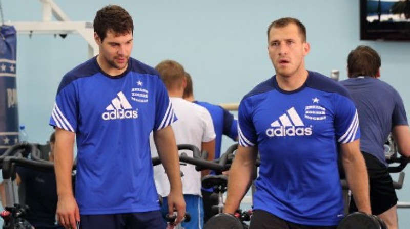 Kaspars Daugaviņš un Mārtiņš Karsums
Foto: dynamo.ru