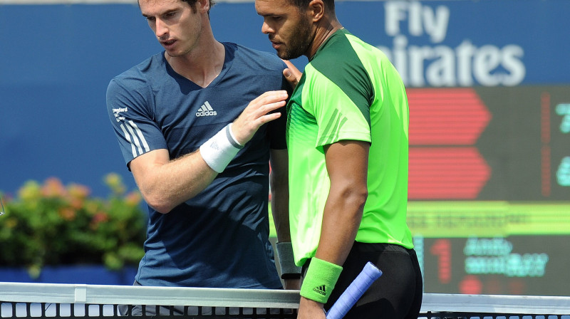 Endrjū Marejs un Žo-Vilfrīds Tsonga augusta pirmajā pusē Kanādā
Foto: USA Today Sports/Scanpix