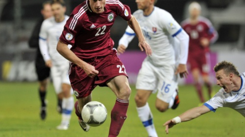 Eduards Višņakovs pret Slovākiju
Foto: Romāns Kokšarovs, Sporta Avīze, f64