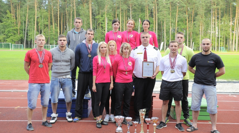 Latvijas čempionāts ugunsdzēsības sportā 2014 (laureāti)
Foto: vugd.gov.lv