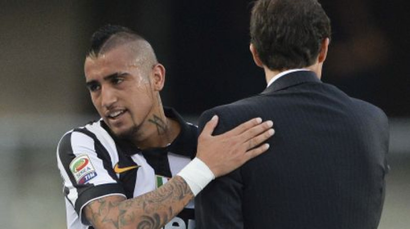 Arturo Vidāls un Masimiljāno Alegri
Foto:LaPresse/Scanpix