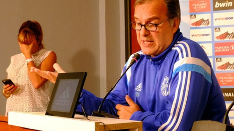Marseļas "Olympique" preses sekretāres reakcija uz Marselo Bjelsas pausto kritiku
Foto: LaProvence.com