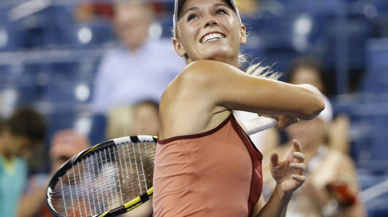 Karolīna Vozņacki soļa attālumā no otrā "US Open" fināla
Foto: Reuters/Scanpix