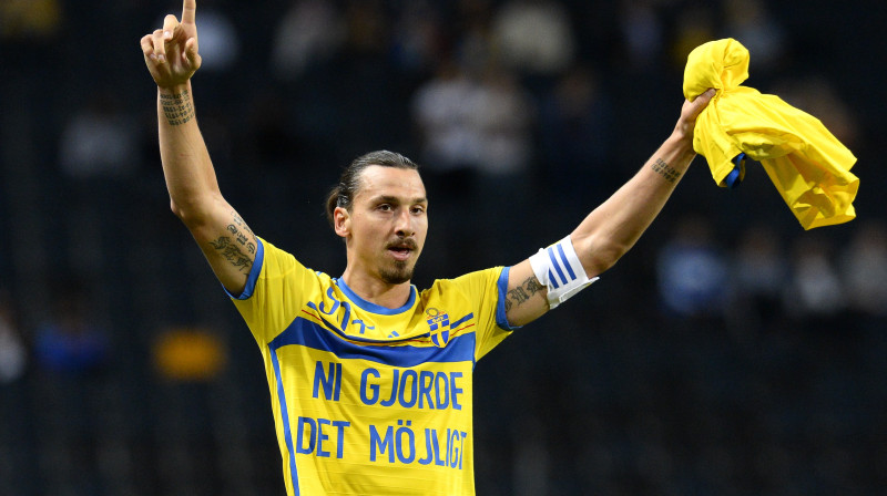 Zlatans Ibrahimovičs
Foto: AFP/Scanpix