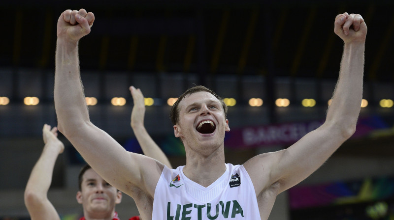 Martins Pocjus ir bijušais trenera Maika Kžiževska audzēknis "Duke" universitātē
Foto: AFP/Scanpix