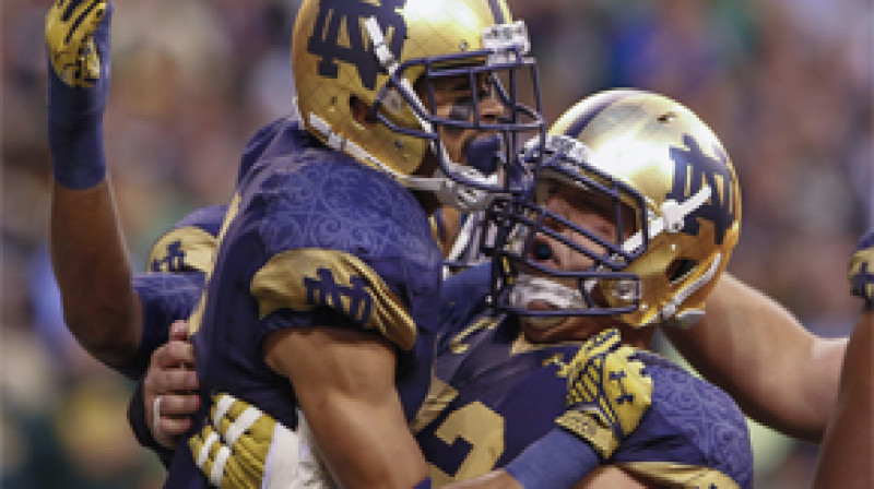 Notrdamas "Fighting Irish" futbolisti
Foto: AP/Scanpix