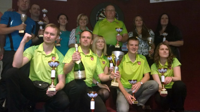 "Baltic Cup Open 2014" laureāti 
Foto: latviadarts.com