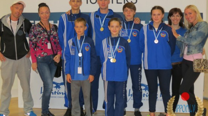 Latvijas medaļnieki Somijā 
Foto: ippon.lv
