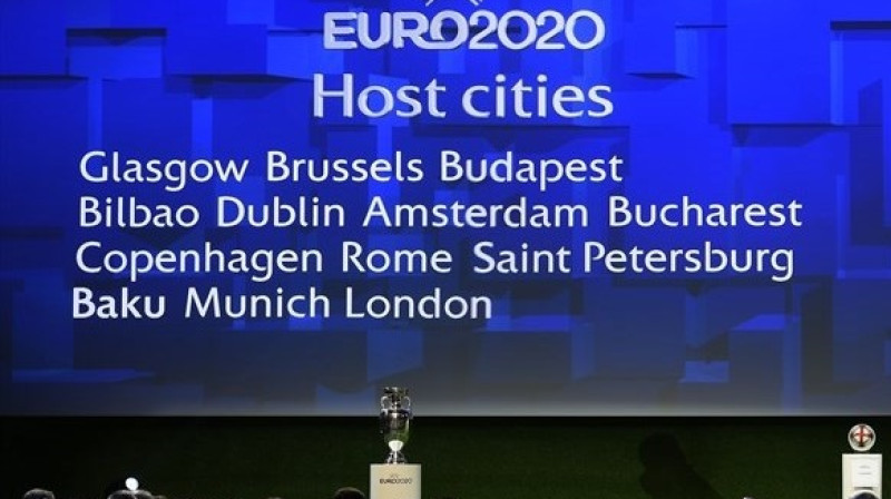 EURO2020 rīkotājpilsētas
Foto: www.uefa.com