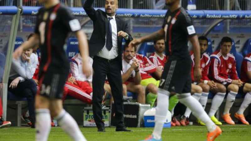 Pepes Gvardiolas "Bayern" sezonas ievadā uzvarējusi tikai divos no četriem mačiem
Foto: AP/Scanpix