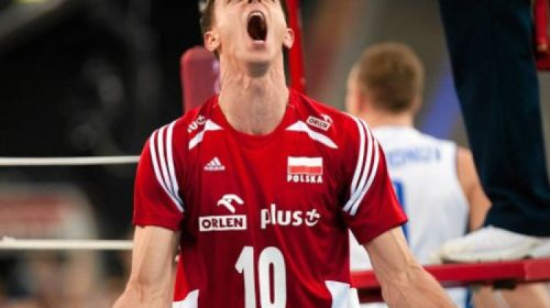 Pasaules čempionāta pagaidām rezultatīvākais spēlētājs Mariušs Vlazlijs
Foto: Malgorzata Kujawka/Sport.pl