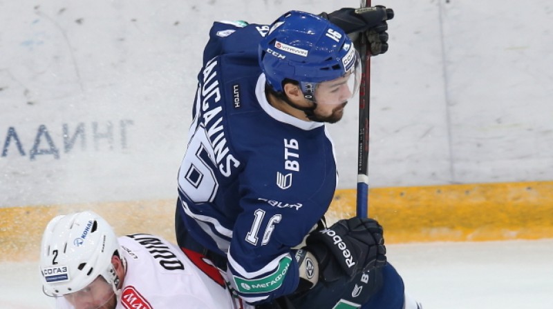 Kaspars Daugaviņš pret "Traktor" 
Foto: dynamo.ru