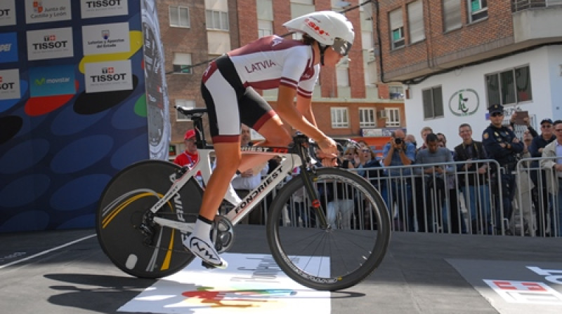 Lija Laizāne dodas distancē
Foto: Linards Veide