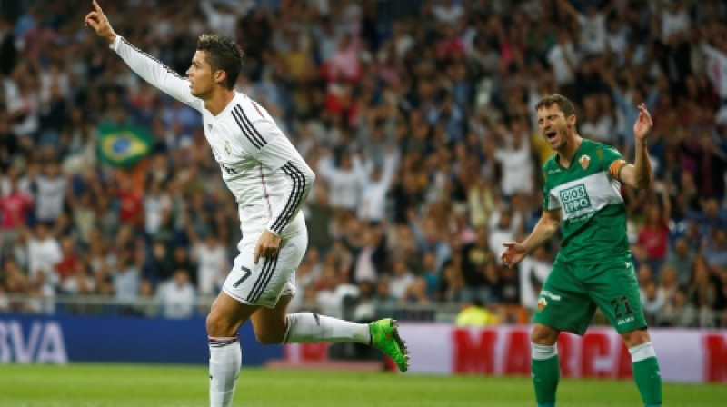 Krištianu Ronaldu sasniedza "hat-trick"
Foto: AP/Scanpix