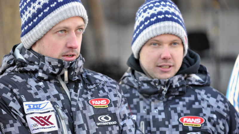 Andris Šics un Juris Šics
Foto: Romāns Kokšarovs, Sporta Avize, F64