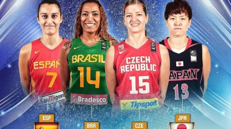 A grupā spēlēs Spānija, Brazīlija, Čehija un Japāna
Foto: www.fiba.com