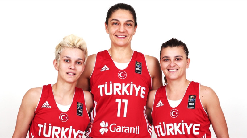 Išila Albena (pirmā no kreisās): uzvaras tālmetiens 47 sekundes pirms spēles beigām
Foto: www.fiba.com