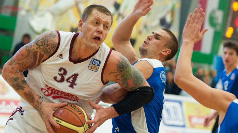 Kaspars Kambala un Renārs Magone
Foto: Romāns Kokšarovs, Sporta Avīze, f64