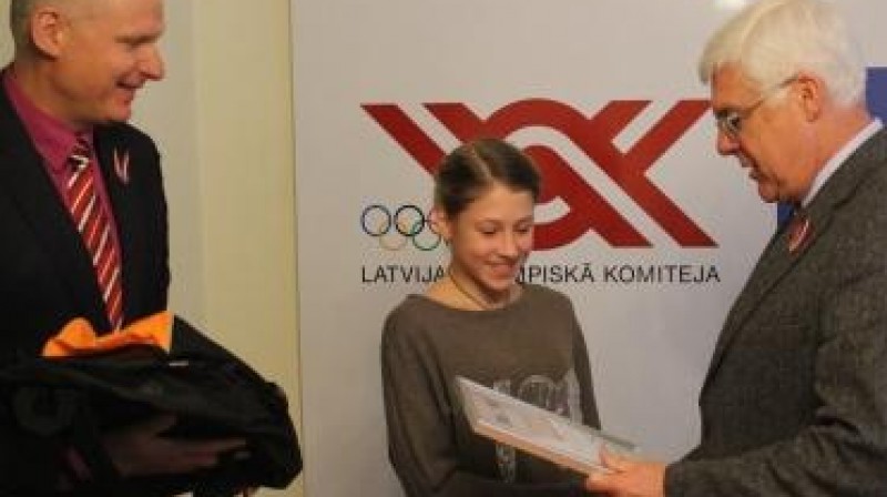 Diāna Ņikitina saņēma LOK atzinību jau 2013. gadā
Foto: novaja.lv