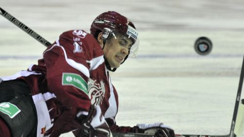 Visvairāk divu minūšu noraidījumu "Dinamo" ir Miķelim Rēdliham
Foto: Romāns Kokšarovs, Sporta Avīze, f64