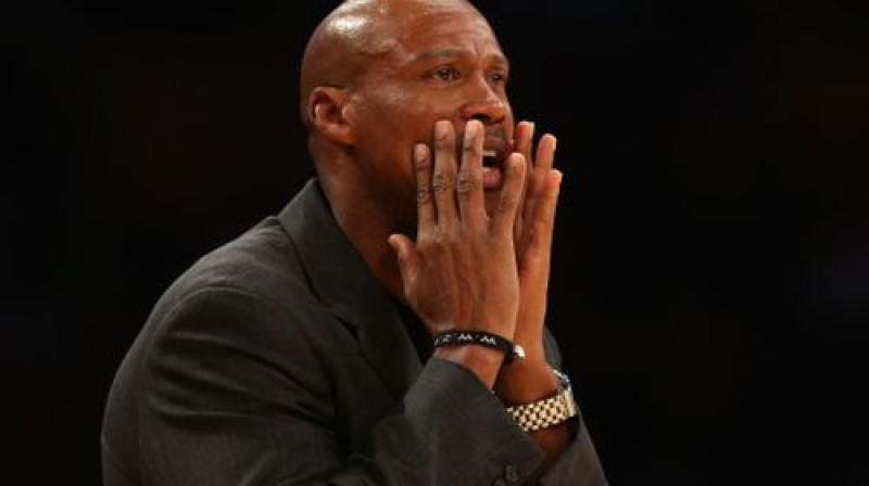 "Lakers" galvenais treneris Bairons Skots
Foto: AFP/Scanpix
