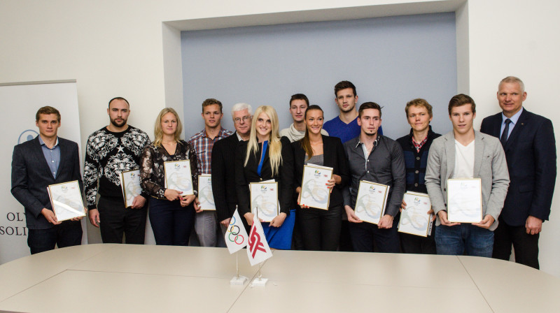 Olimpisko stipendiju piešķiršanas ceremonija
Foto: Gints Ivuškāns, F64