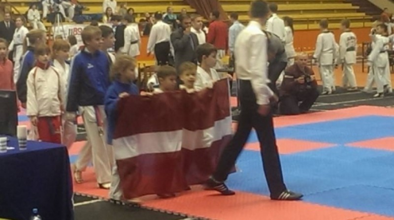 Svinības sporta manēžā
Foto: sports.riga.lv