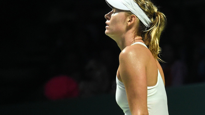 "WTA Finals" pusfināli notiks bez Marijas Šarapovas
Foto: AFP/Scanpix