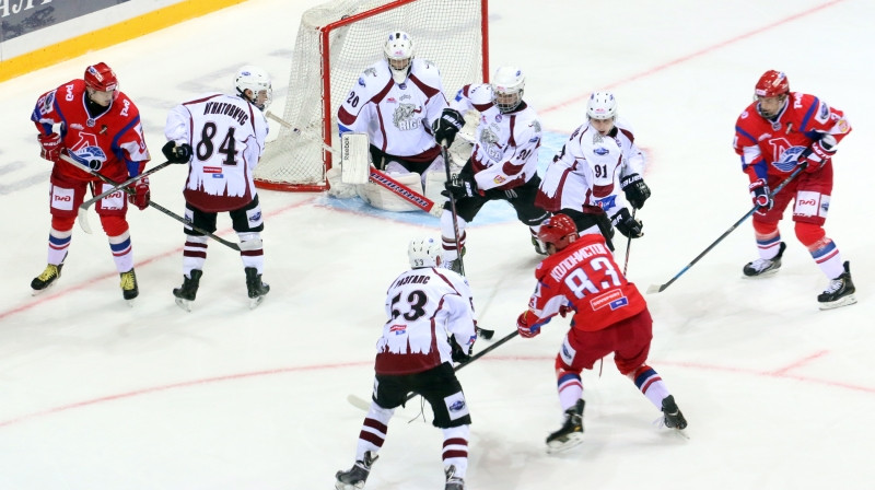HK "Rīga" cīnās Jaroslavļā 
Foto: hclokomotiv.ru