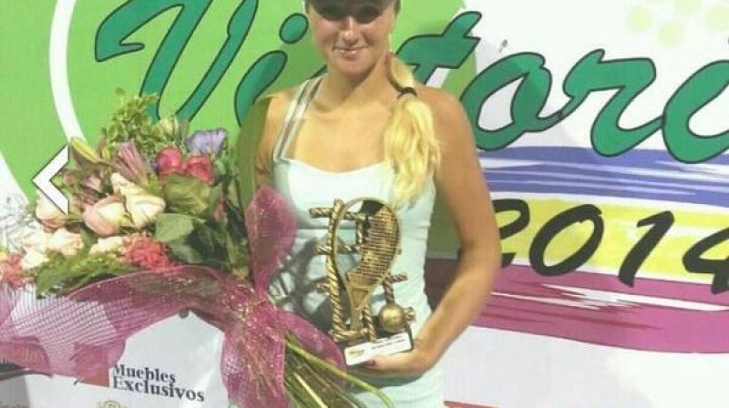 Diāna Marcinkeviča – Viktorijas ITF turnīra čempione
Foto avots: Facebook