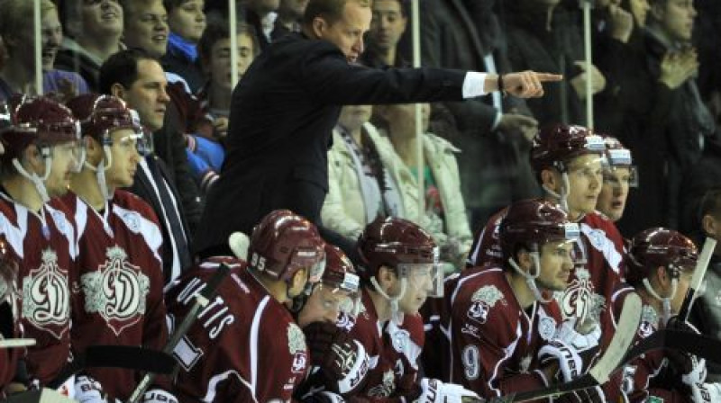 Rīgas "Dinamo" galvenais treneris Artis Ābols
Foto: Romāns Kokšarovs, Sporta Avīze, f64