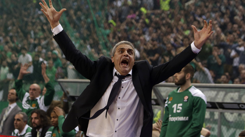 Argiris Pedulakis: pirmā uzvara Eirolīgā, vadot Kazaņas "Unics"
Foto: AP/Scanpix
