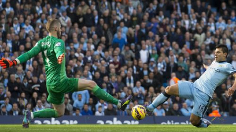 Davids De Heja un Serhio Agvero
Foto: AP/Scanpix