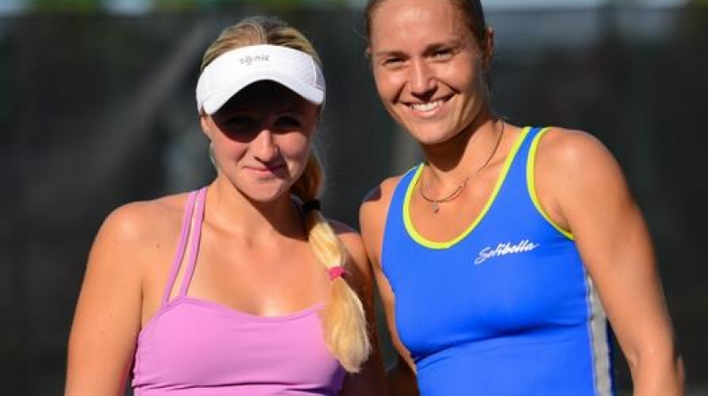 Diāna Marcinkeviča un Katerina Bondarenko
Foto: Christopher Levy