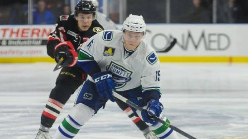 Ronalds Ķēniņš
Foto: Lindsay A. Mogle/Utica Comets