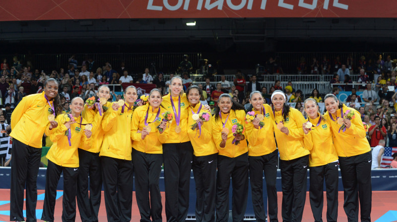Brazīlijas sieviešu volejbola izlases triumfs 2012 
Foto: AFP / Scanpix