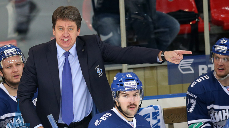 Harijs Vītoliņš un Kaspars Daugaviņš
Foto: dynamo.ru