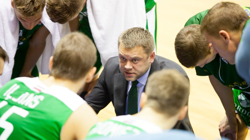 BK "Valmiera" galvenais treneris Garis Melderis.
Foto: Edgars Vaivads (bkvalmiera.lv)