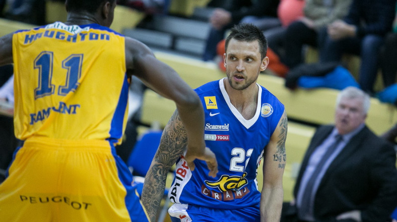 Armands Šķēle: septiņi punkti spēles izskaņā pret Astanu
Foto: www.basket.ee