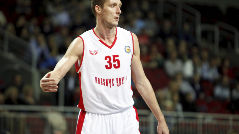 Kaspars Bērziņš: 26 punkti un 4 bloki pret Krasnojarsku
Foto: Nora Krevņeva, f64