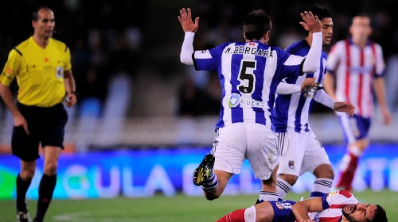 "Atletico" uz "dēļiem"
Foto: AP/Scanpix