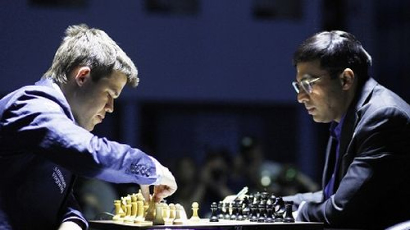 Magnuss Karlsens un Višvanatans Anands
Foto: Fide.com