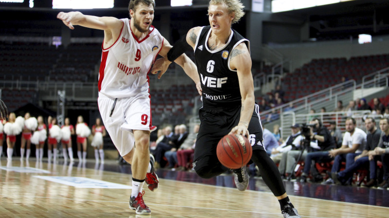 VEF uzbrucējs Jānis Timma: uzvara Jevgeņija Kosuškina dzimšanas dienā
Foto: Nora Krevņeva, f64