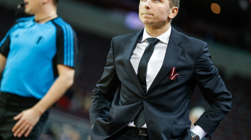 "VEF Rīga" galvenais treneris Nikolajs Mazurs
Foto: Mikus Kļaviņš, vefriga.com