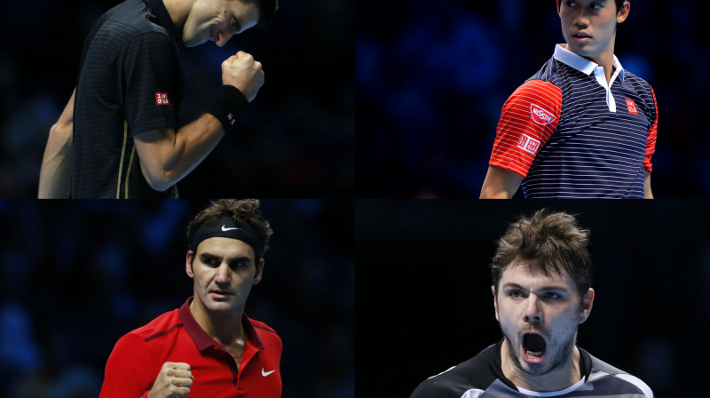 "ATP World Tour Finals" pusfinālisti
Foto: AFP/Scanpix