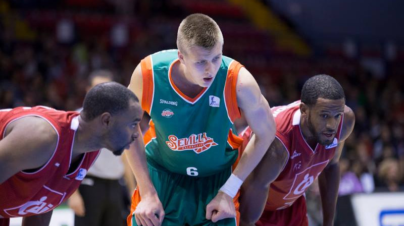 Vai Kristaps Porziņģis būs mūsu nākamā NBA zvaigzne? Redzēsim...
Foto: CB Sevilla