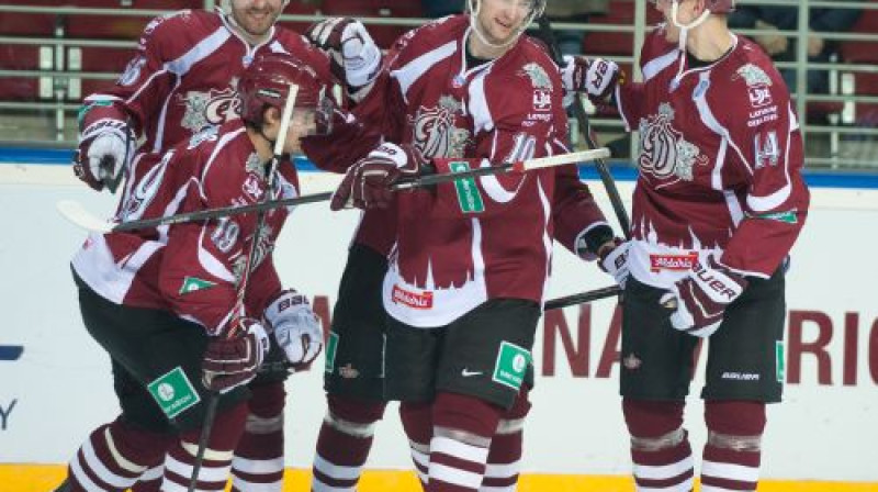 Rīgas "Dinamo" hokejisti
Foto: Vladislavs Proškins/F64